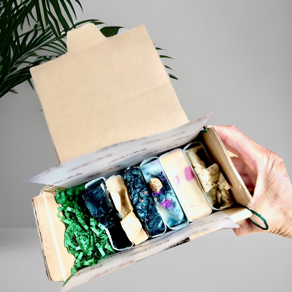 Gift Box Handmade Soap with seed paper