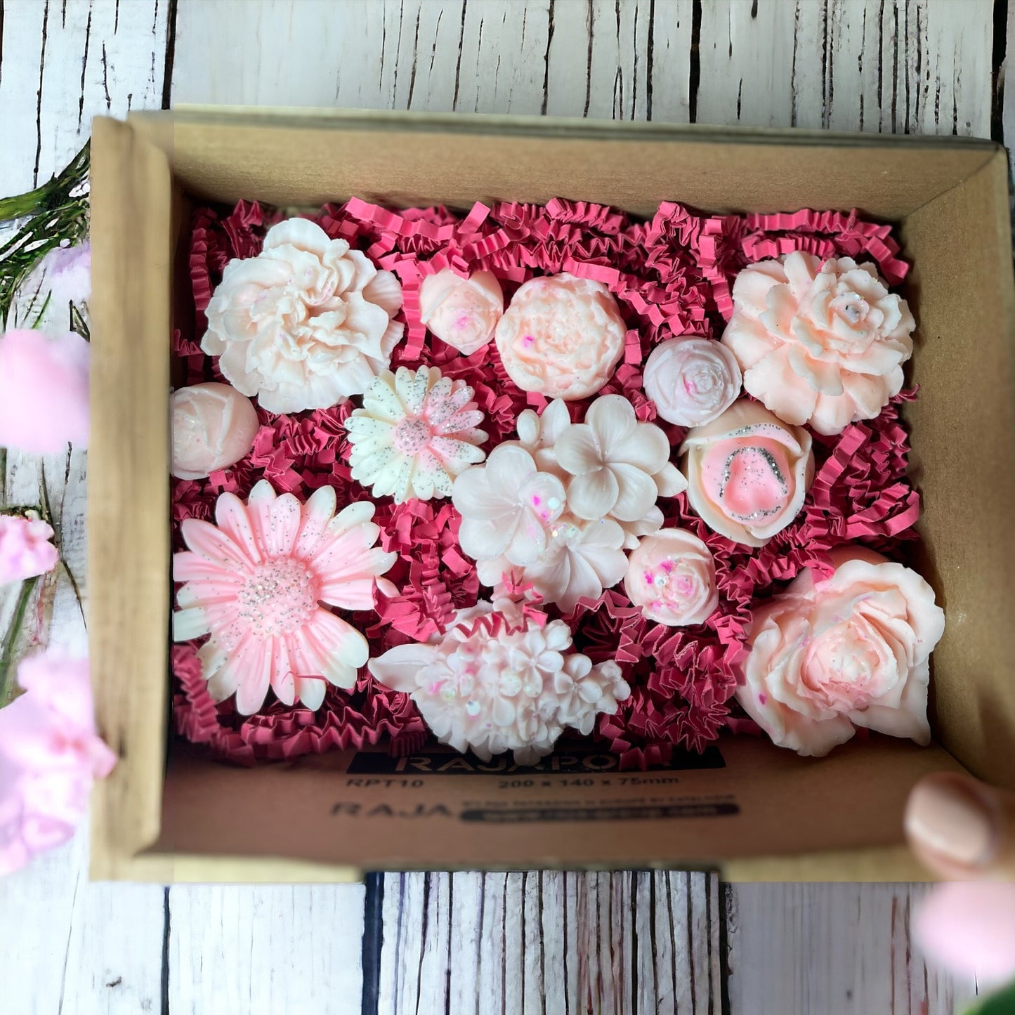 Wax Melt Flower Gift Box Mothers Day Special Occasion Gift For Her Birthday Gift Home fragrance Gift