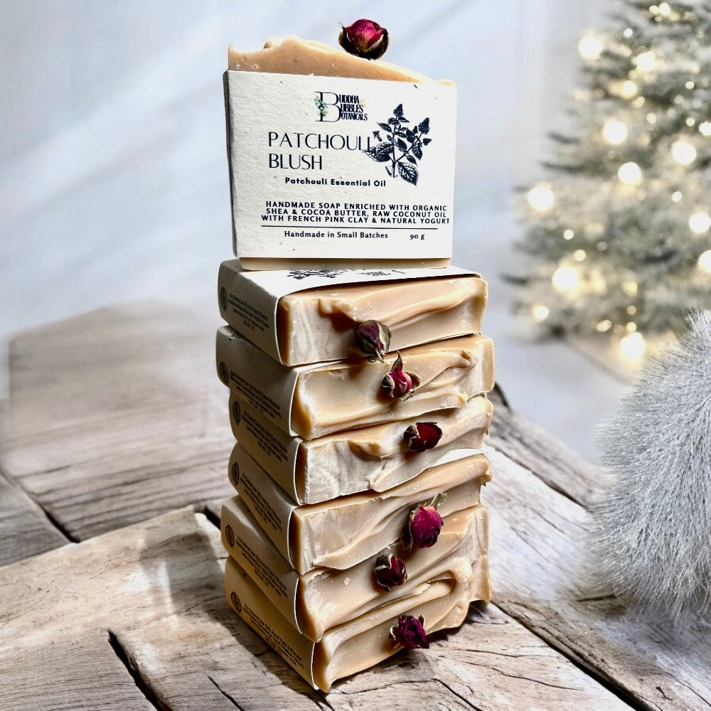 Patchouli Clay Soap Bar, Natural Skincare, Handmade Soap with yogurt Eco-Friendly Soap