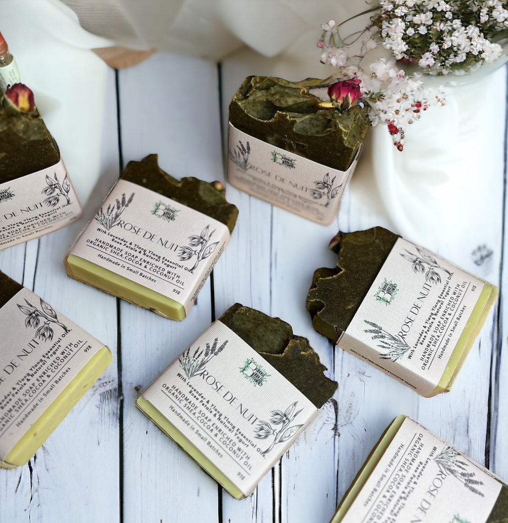 “Loveander” soap with lavender and Ylang Ylang essential oils with rose petals