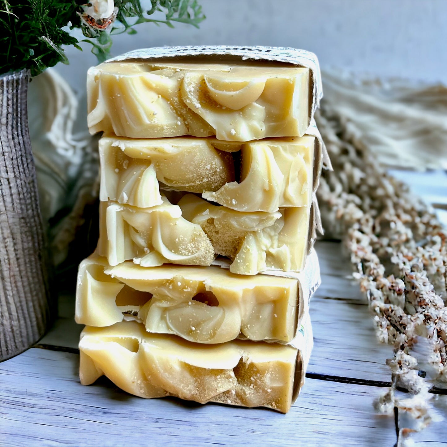 Baby Soap Bar enriched Organic Shea & Cocoa Butter, Yogurt & Honey