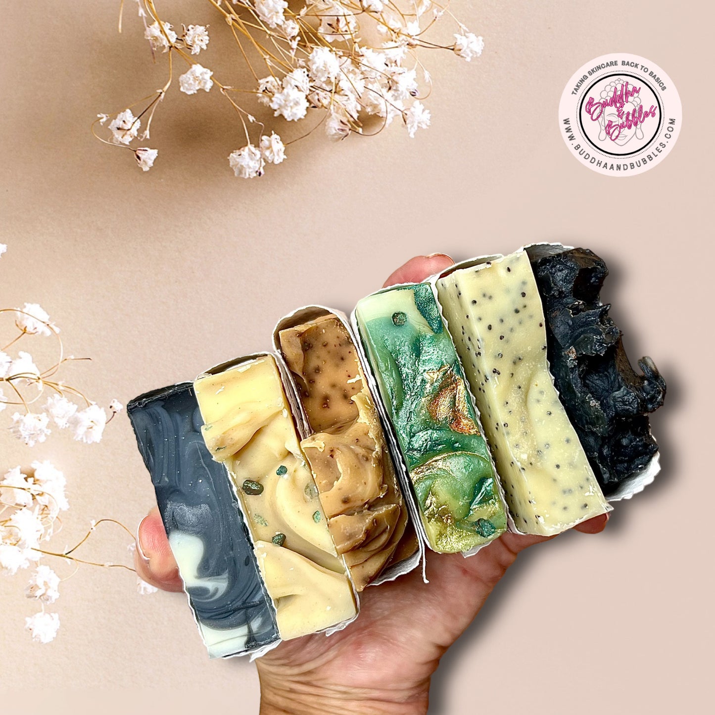 Gift Box Handmade Soap with seed paper