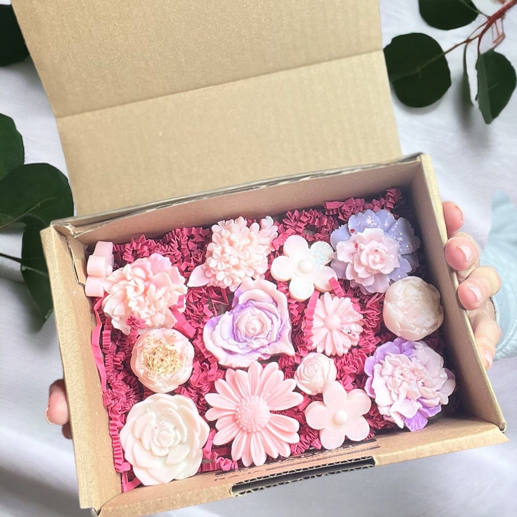 Wax Melt Flower Gift Box Mothers Day Special Occasion Gift For Her Birthday Gift Home fragrance Gift