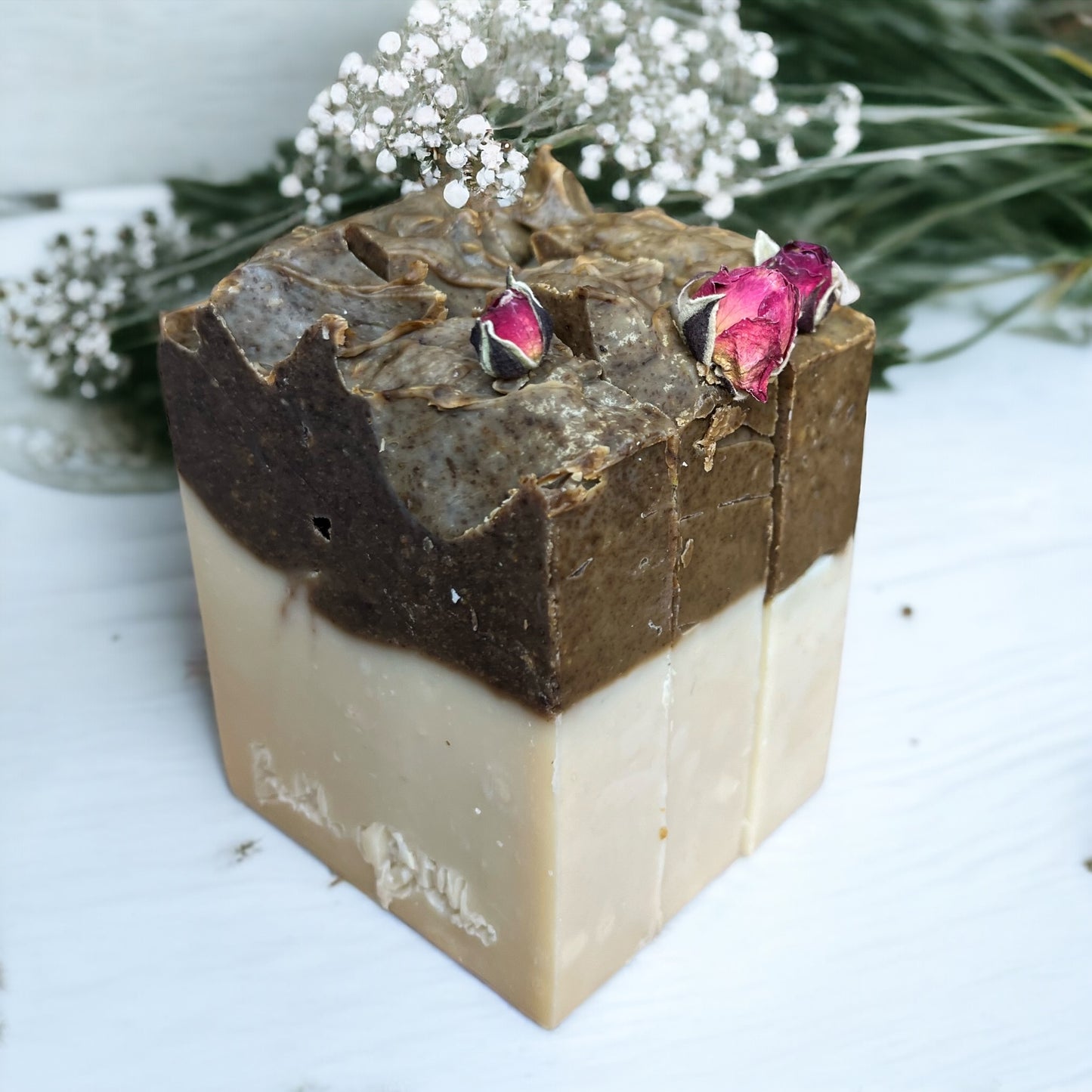 “Loveander” soap with lavender and Ylang Ylang essential oils with rose petals