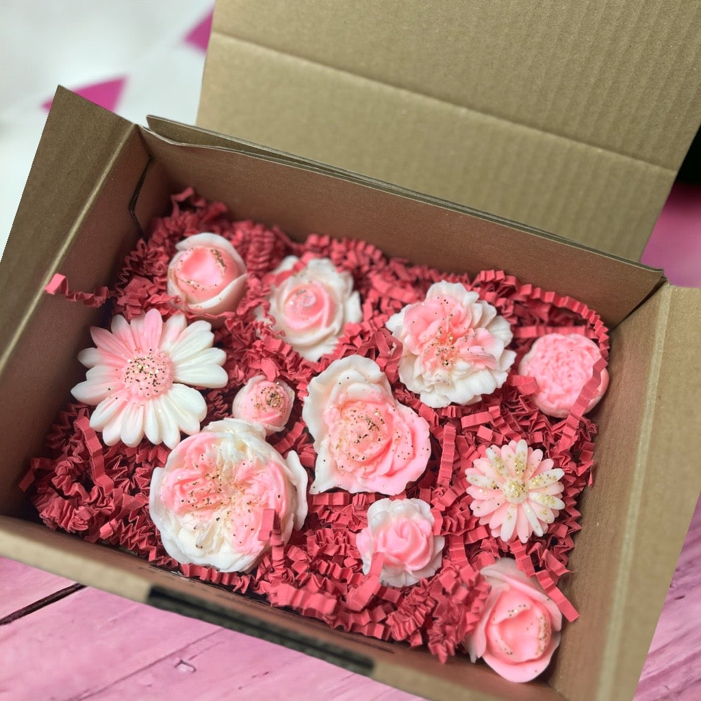 Wax Melt Flower Gift Box Mothers Day Special Occasion Gift For Her Birthday Gift Home fragrance Gift