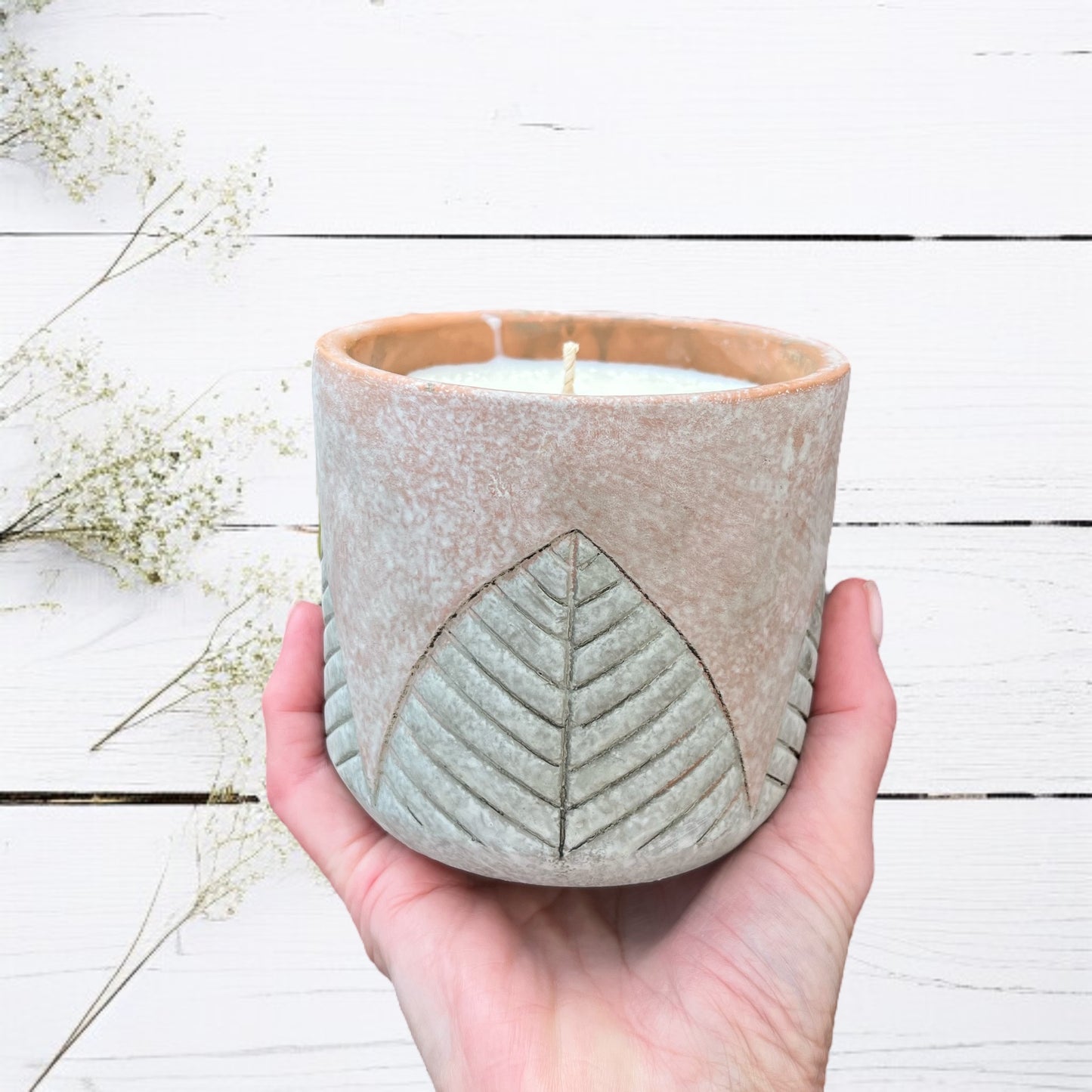 eco friendly reusable aromatherapy garden candle uk