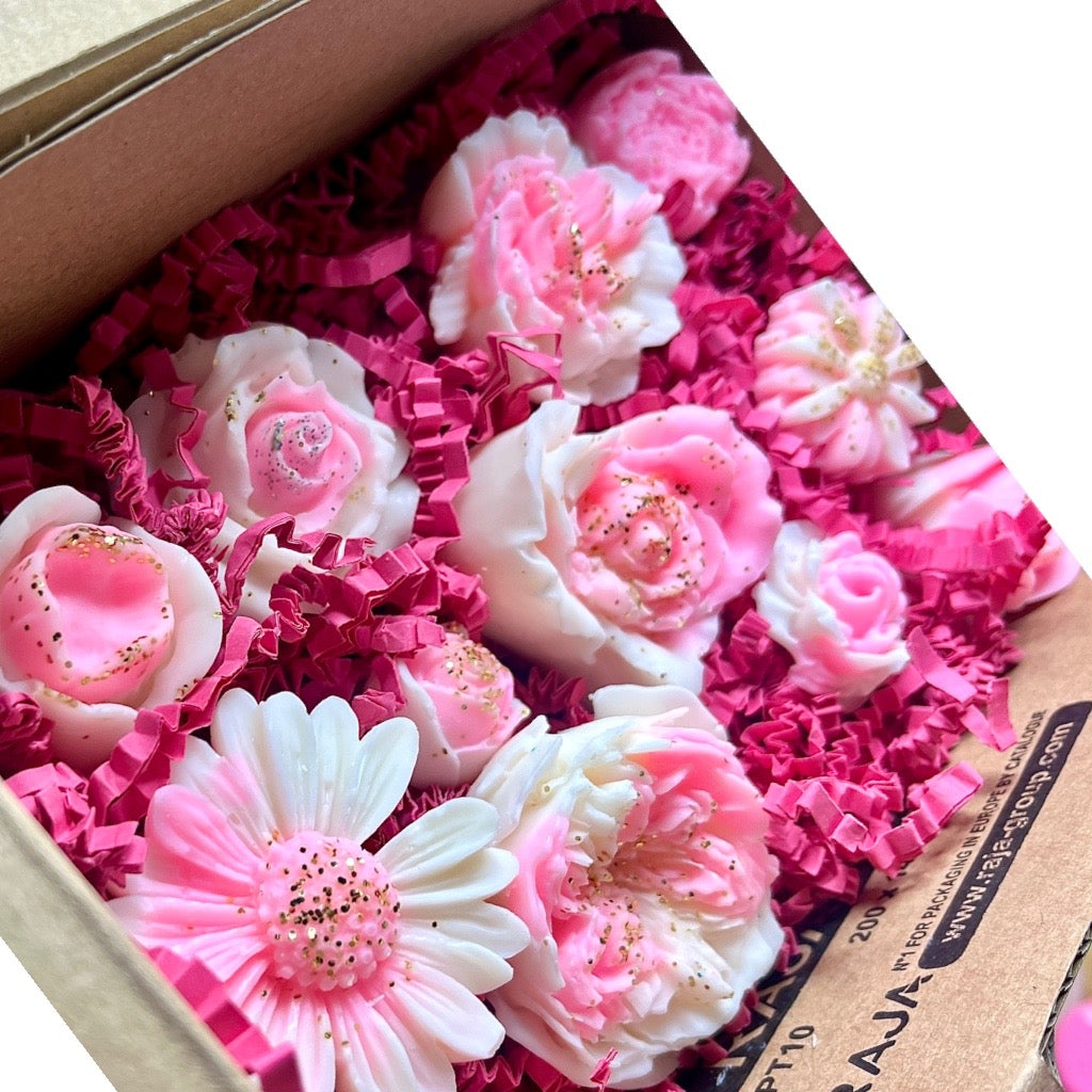 Wax Melt Flower Gift Box Mothers Day Special Occasion Gift For Her Birthday Gift Home fragrance Gift