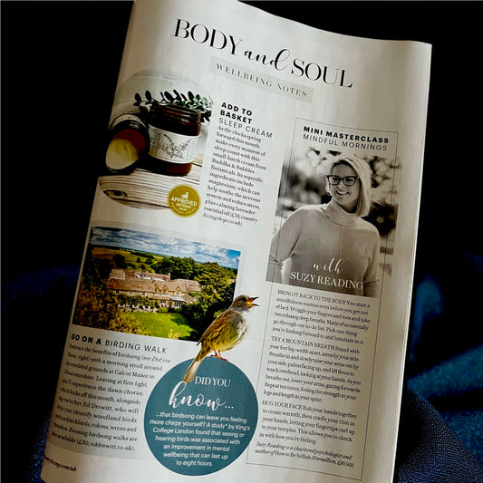 Country living editorial for Buddha & Bubbles Magnesium Cream March 26
