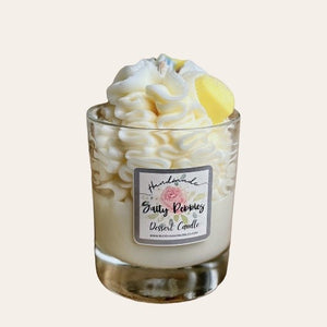 Large candle 45hr burn whipped wax salty pebbles 