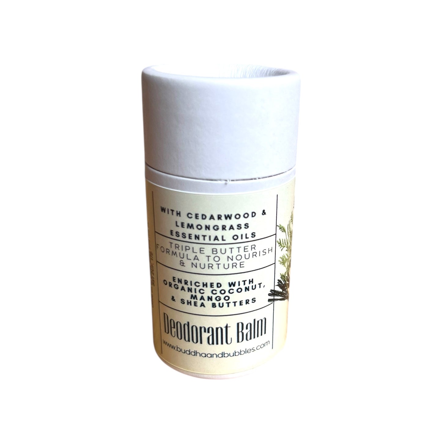 Natural Deodorant Balm enriched with organic Shea and mango butters