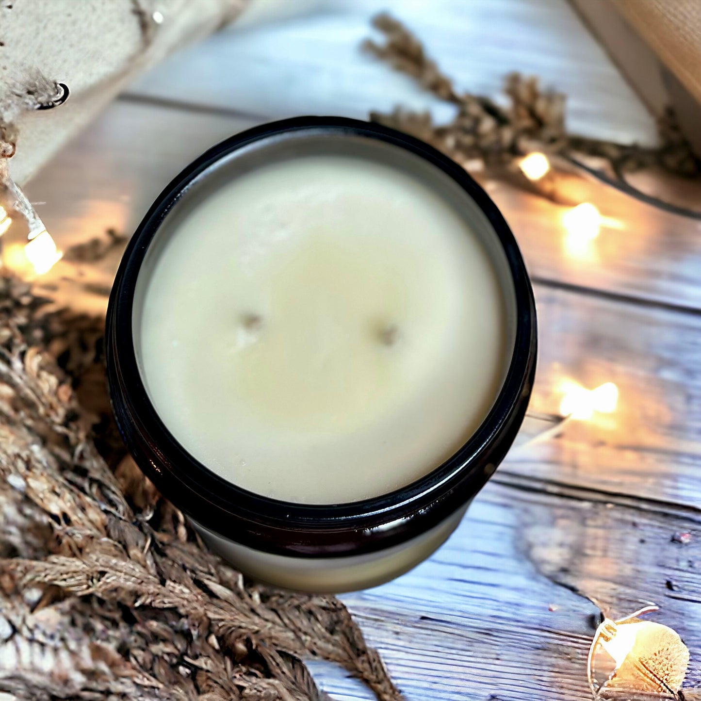 Large double wick Aromatherapy Essential Oil Blend Candle UK 100% Natural