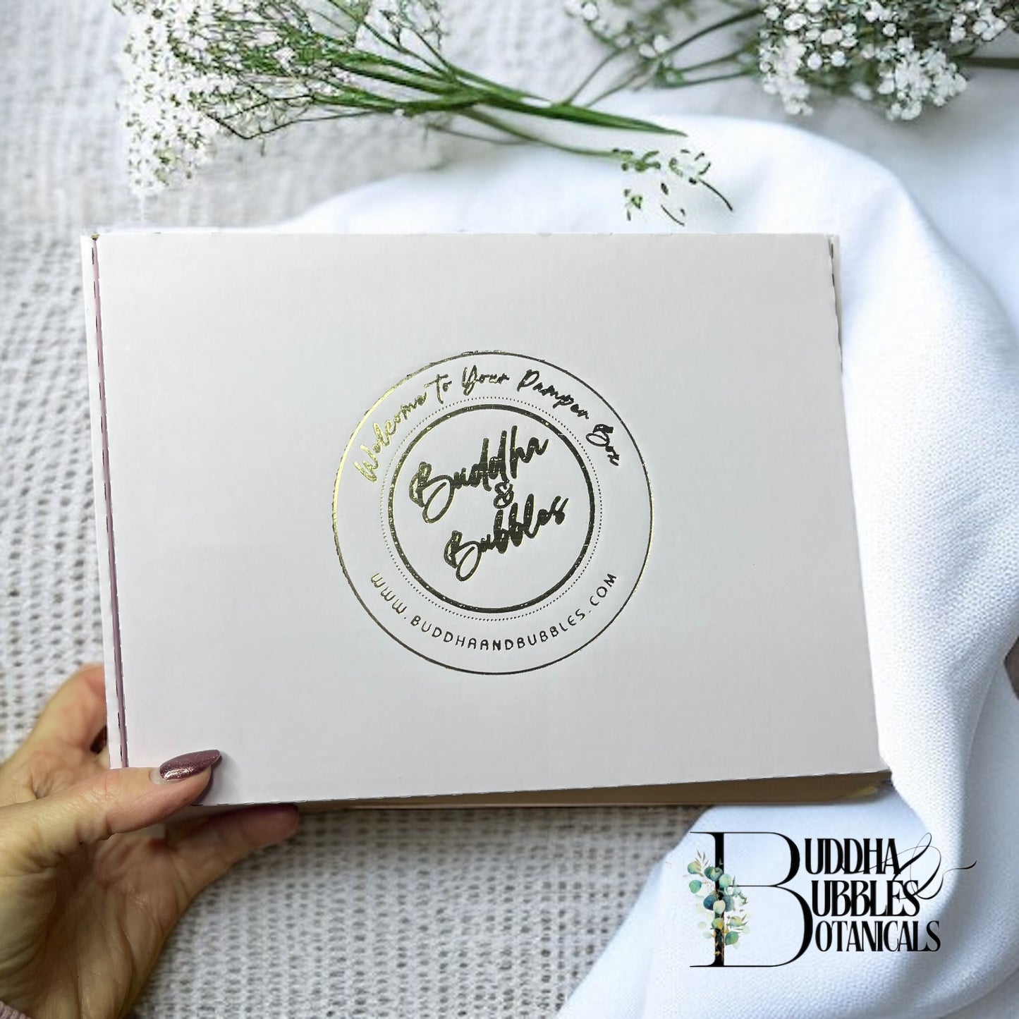 Luxury Christmas Pamper Gift Box | Natural Haircare, Candle & Magnesium Cream Set