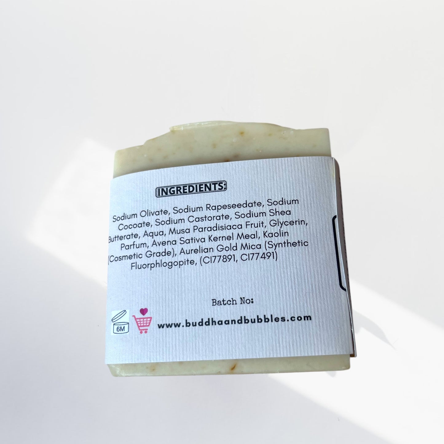 Soap Bar Banana Purée & Oats - Unfragranced