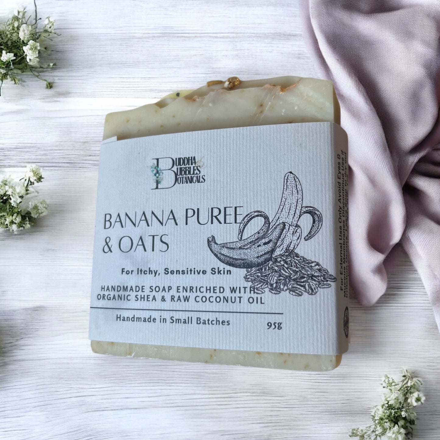 Soap Bar Banana Purée & Oats - Unfragranced