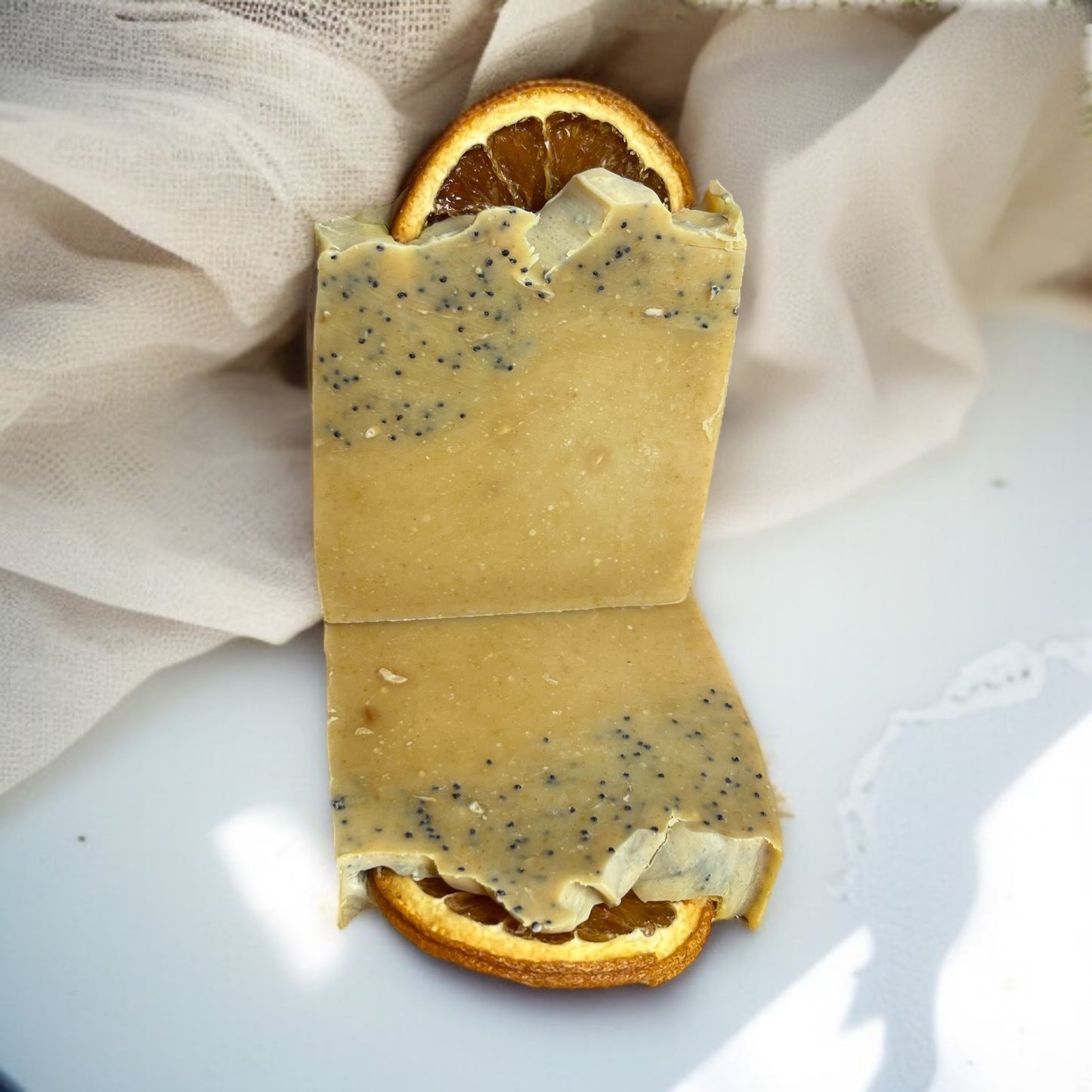 spring collection soap bar with lavender lemongrass and orange blossom essential oils
