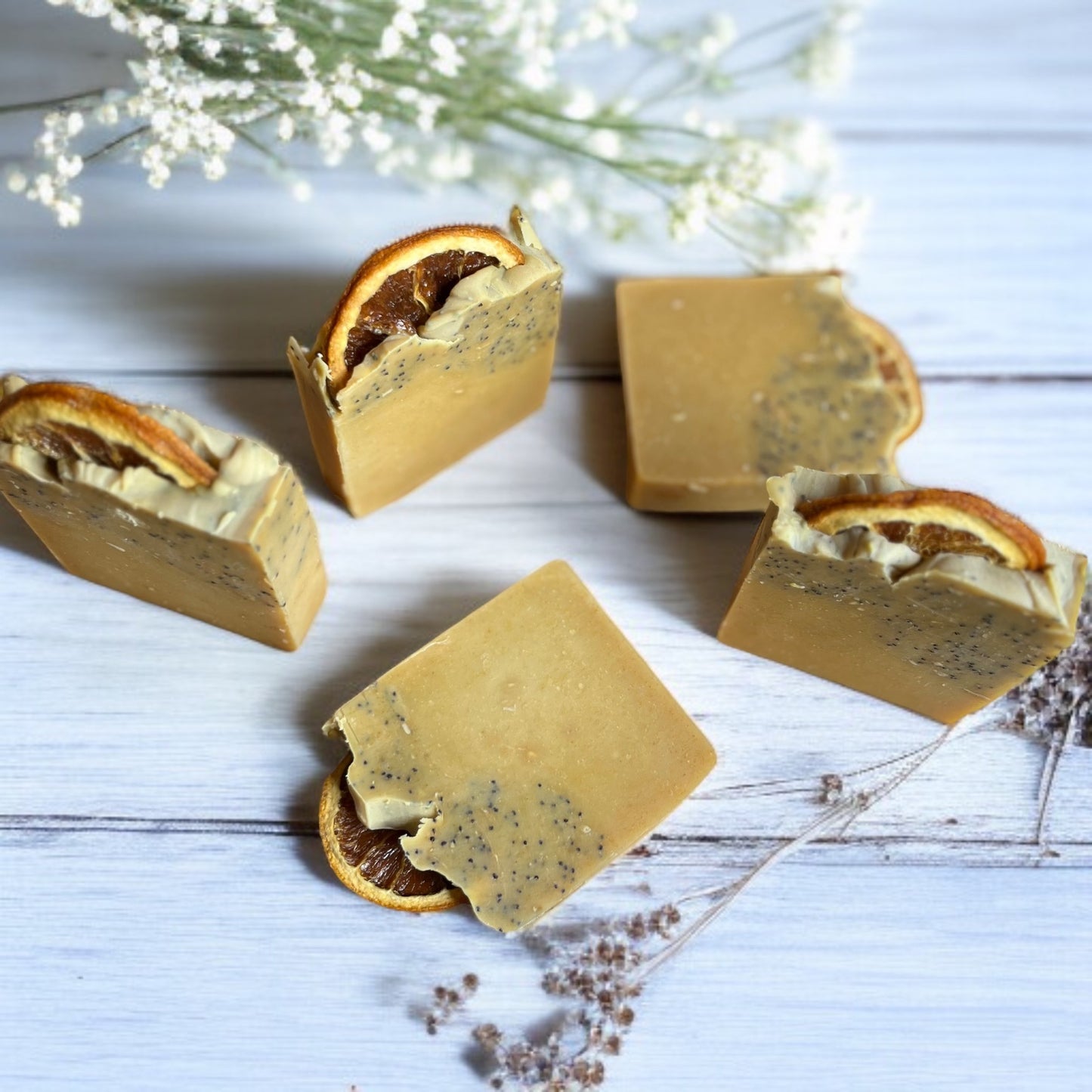mothers day gift essential oil soap bar with citrus blend UK