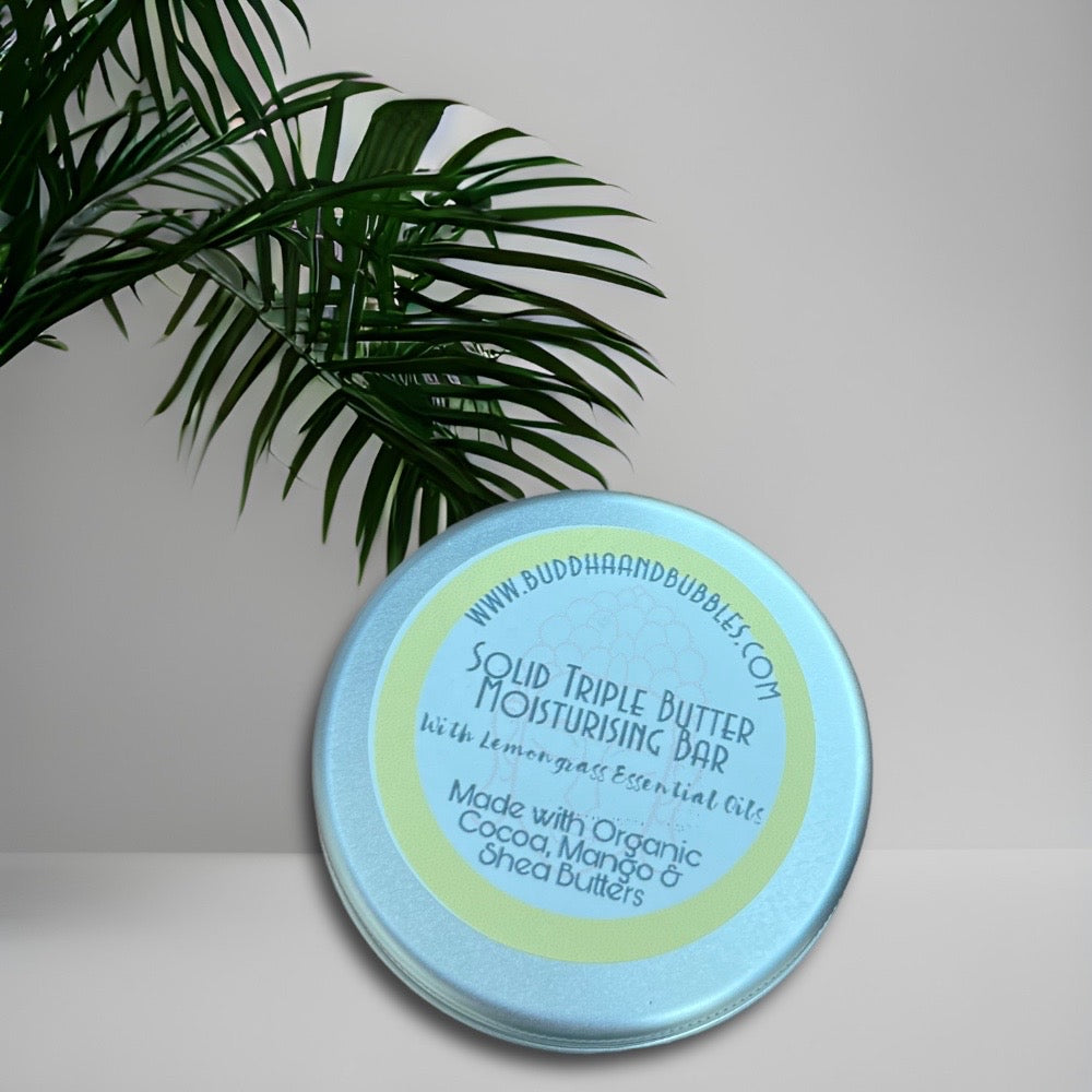 morning light solid butter bar with lemongrass essential oil