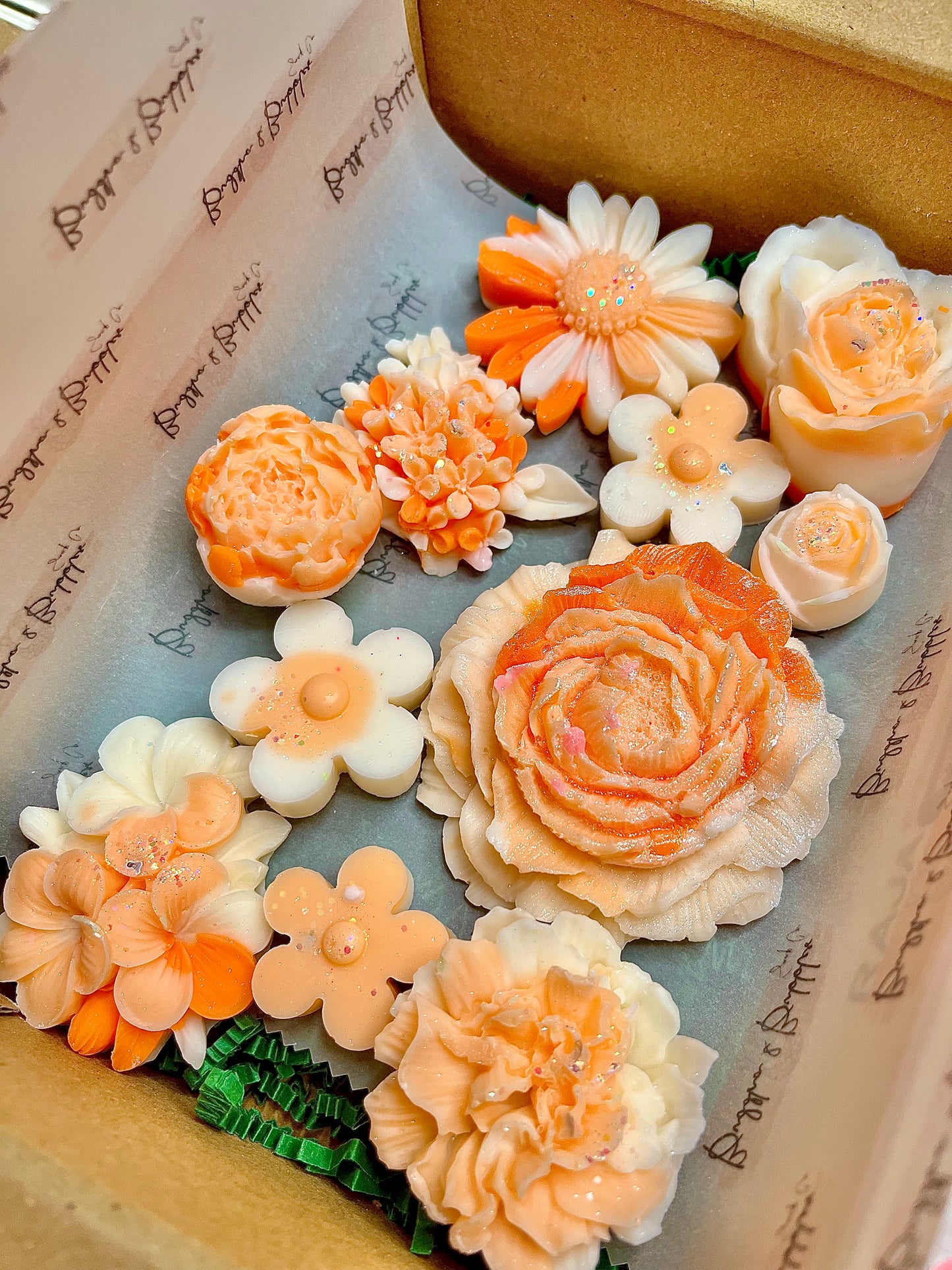 Wax Melt Flower Gift Box Mothers Day Special Occasion Gift For Her
