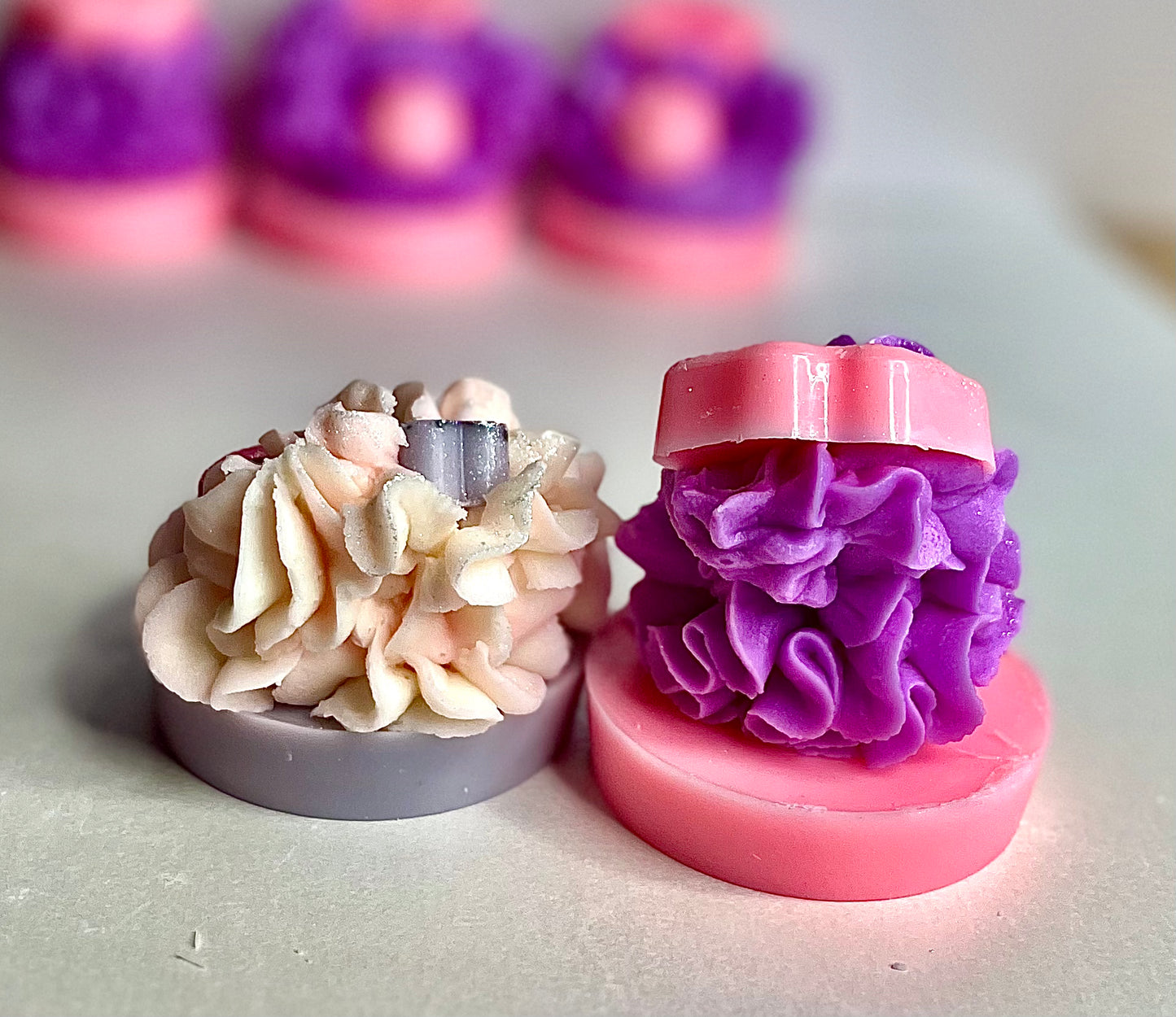 Handmade Luxury Valentine's Bespoke Soy Piped Cake Wax Melt