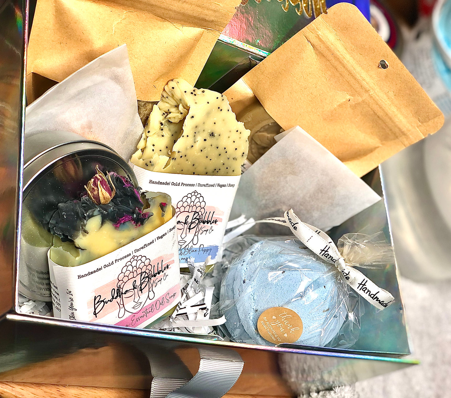 Personalised Handmade Soap and Pamper Gift Box