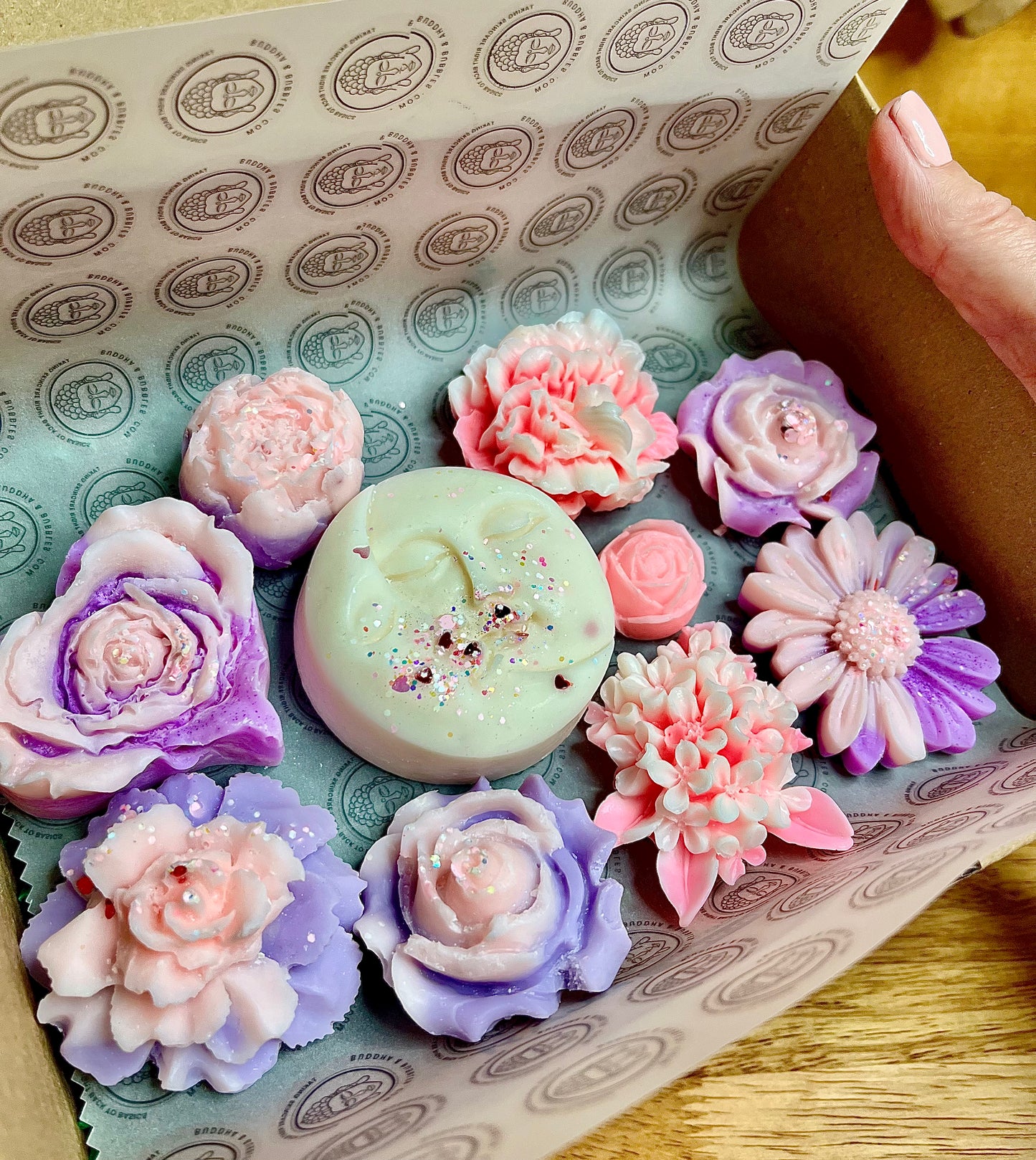 Mother's Day Gift Box with Luna Moon and Flower Wax Melts