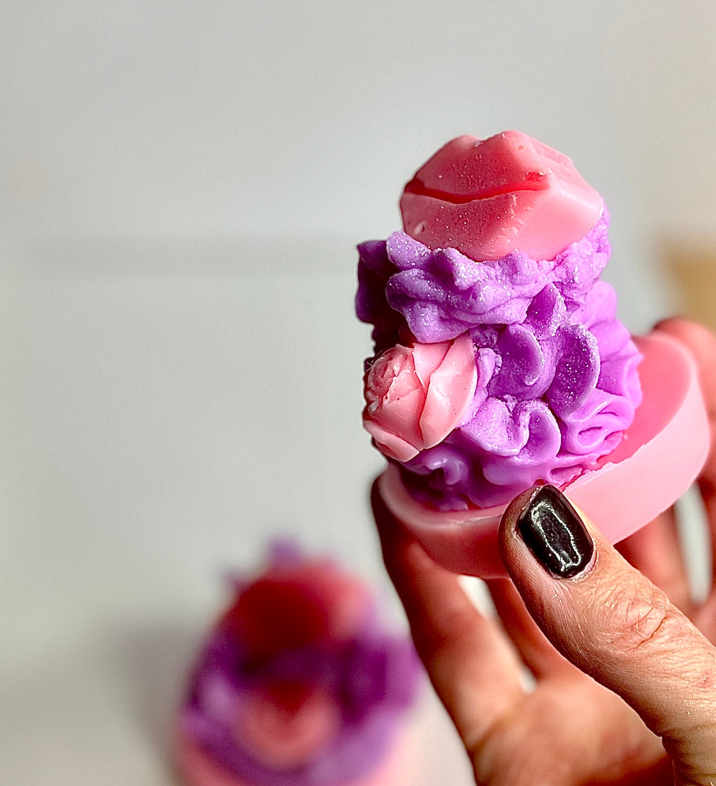 Handmade Luxury Valentine's Bespoke Soy Piped Cake Wax Melt