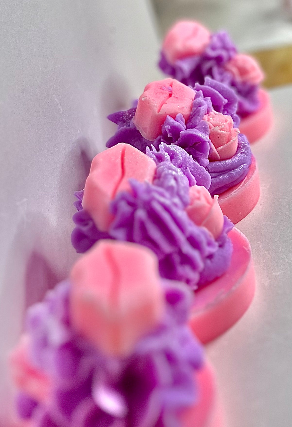 Handmade Luxury Valentine's Bespoke Soy Piped Cake Wax Melt