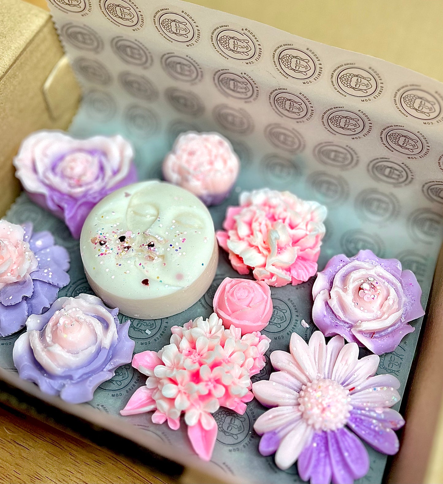Mother's Day Gift Box with Luna Moon and Flower Wax Melts