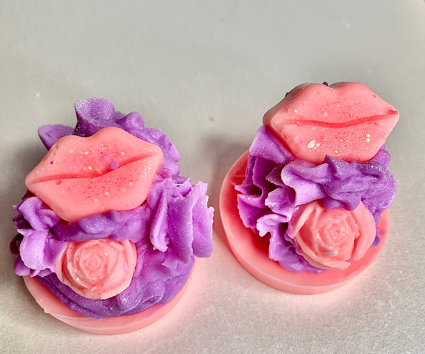 Handmade Luxury Valentine's Bespoke Soy Piped Cake Wax Melt
