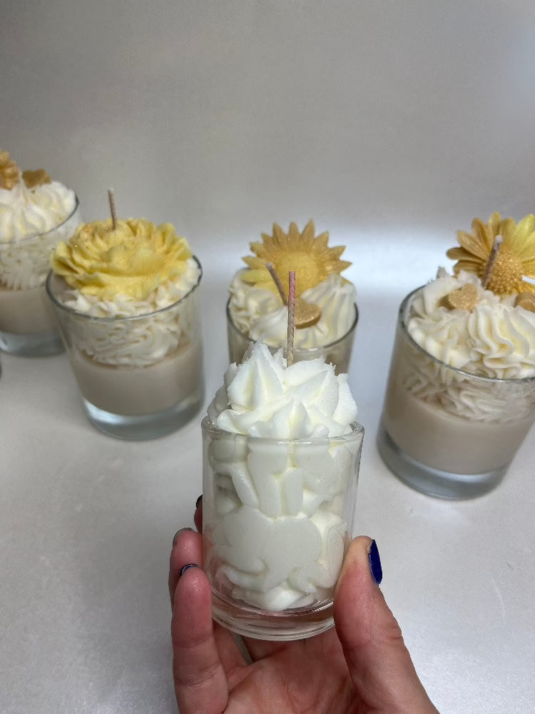 Bespoke Handmade Luxury Whipped Wax Candle with choice of parfum Votive