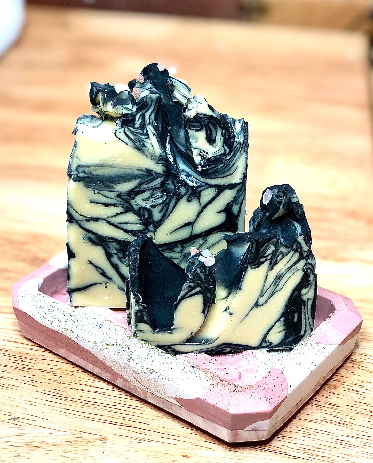 Handmade Soap Teatree and Lavender Essential Oils with Activated Charcoal