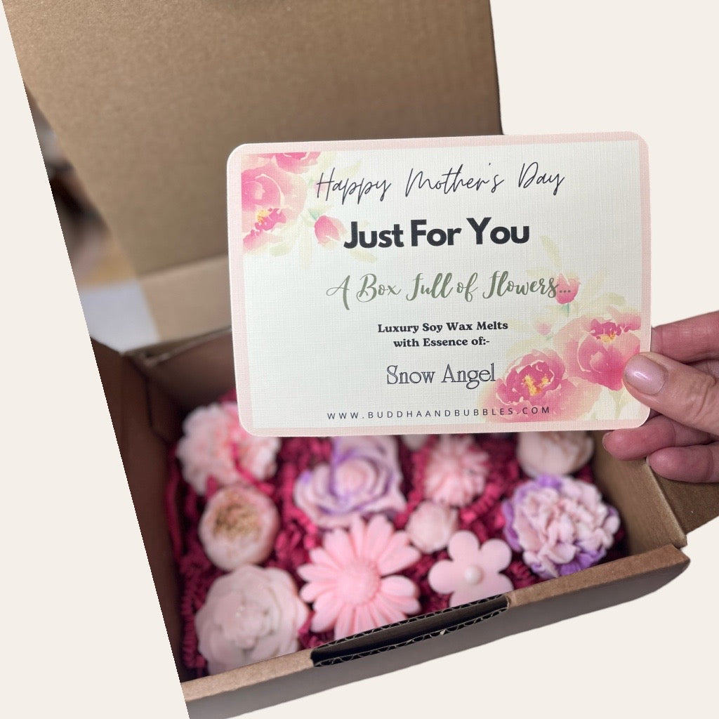 Wax Melt Flower Gift Box Mothers Day Special Occasion Gift For Her Birthday Gift Home fragrance Gift 