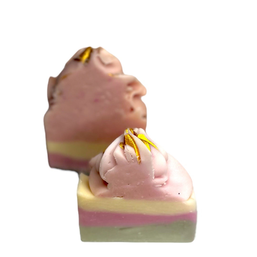 Aromatherapy  Rose Geranium and Black Pepper Essential Oil Soap with Gift Box