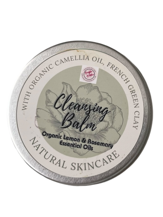 Cleansing balm with French clay, camellia oil and essential oils 