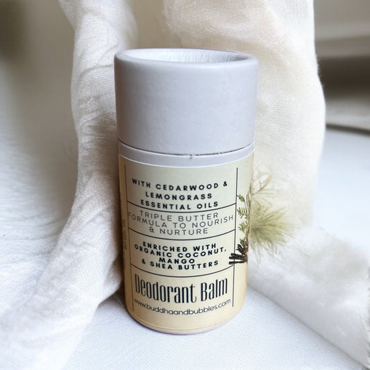 Natural Deodorant Balm enriched with organic Shea and mango butters