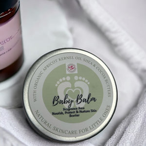 Open image in slideshow, Baby Skincare Baby Balm with organic apricot kernel oil, Shea and Cocoa butter 
