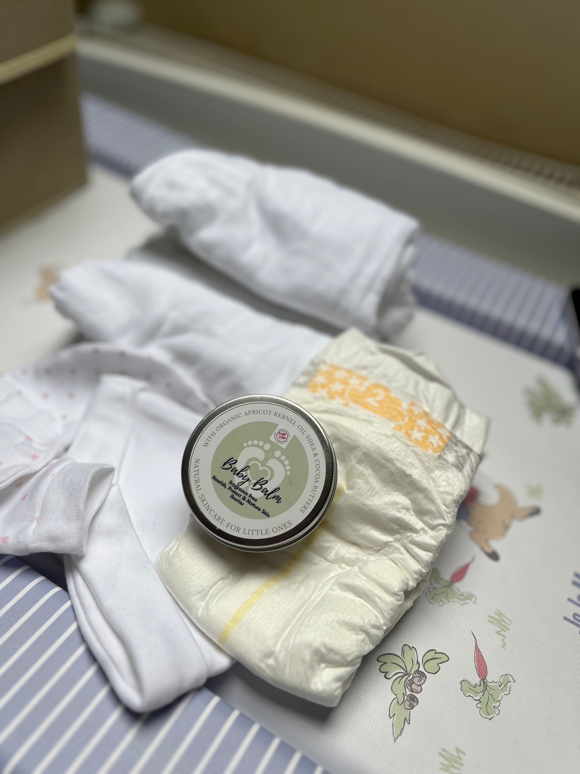 Baby Skincare Baby Balm with organic apricot kernel oil, Shea and Cocoa butter 
