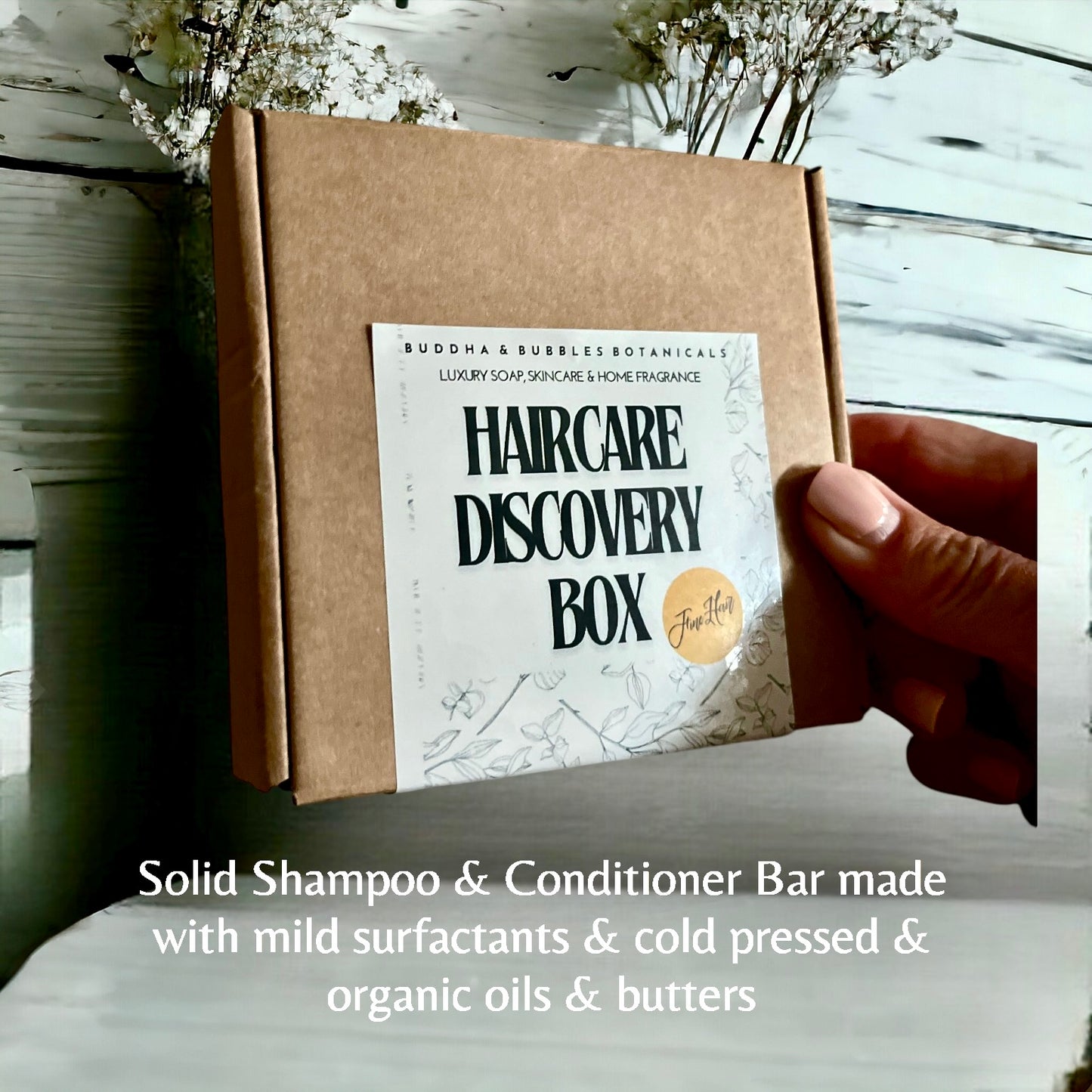 Haircare Discovery Box - Sample Size Solid Shampoo & Conditioner Bars