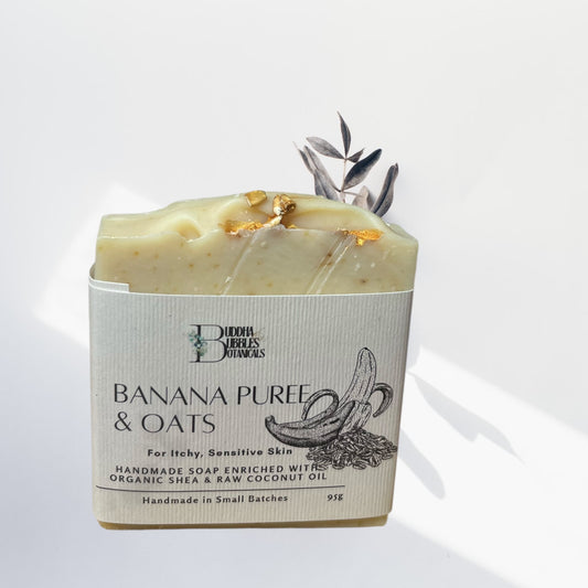 Soap Bar Banana Purée & Oats - Unfragranced