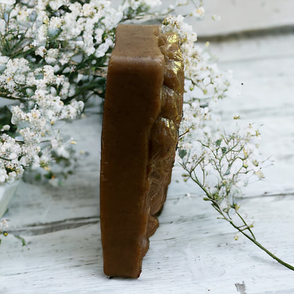 Goddess Soap Bar made with Coffee and Coffee Grounds in a Gift Box 