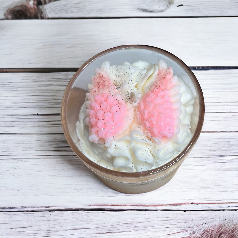 Coconut and Soy iWinter Collection Pink Snow Fairy Memory Candle Remembrance