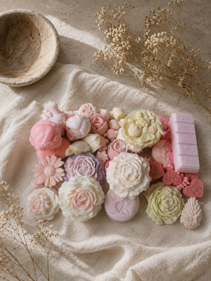 Luxury Botanical Wax Melts – Flower Shapes (100g Bag) | Studio Clear-Out Offer