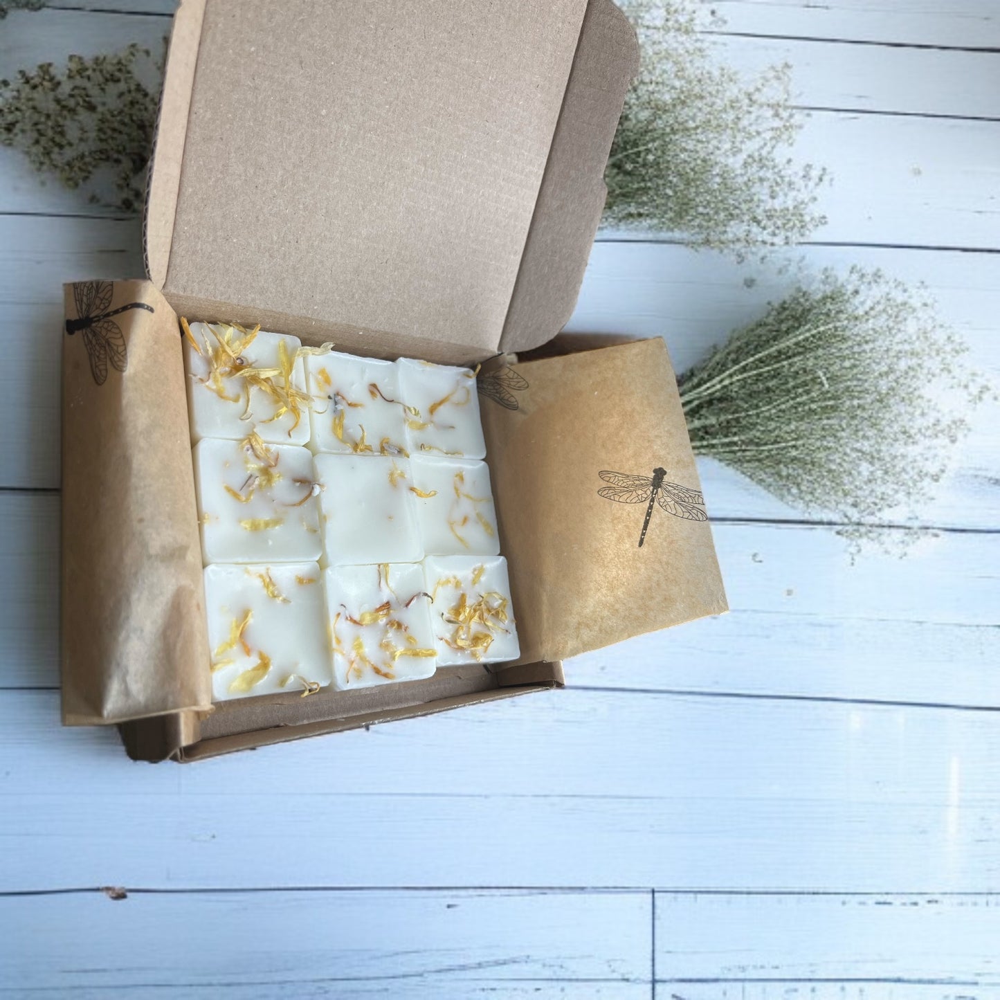 Mothers love essential oil wax melts with clary sage lavender geranium and neroli essential oils 