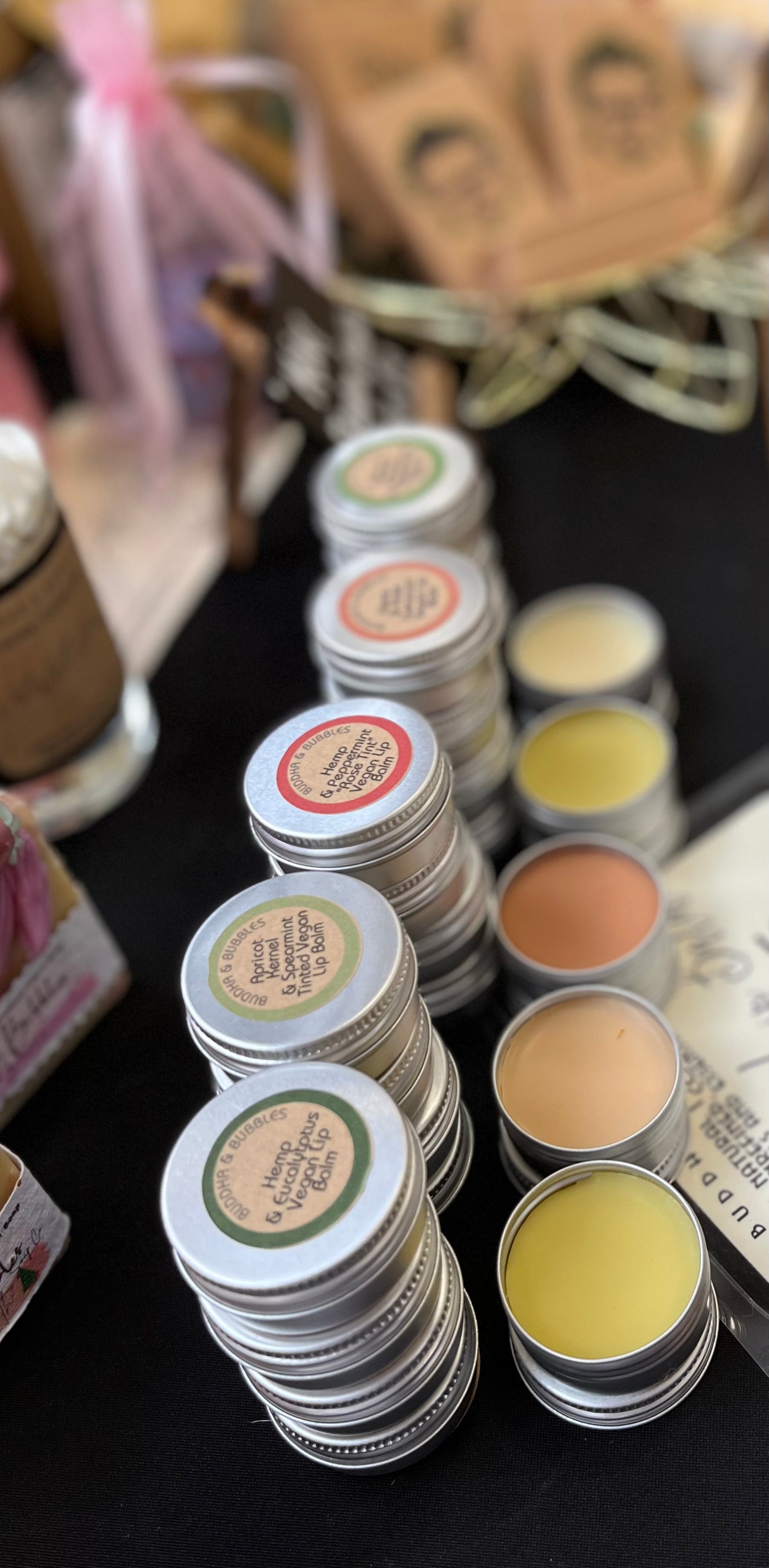 Vegan Lip Balm with Essential Oils