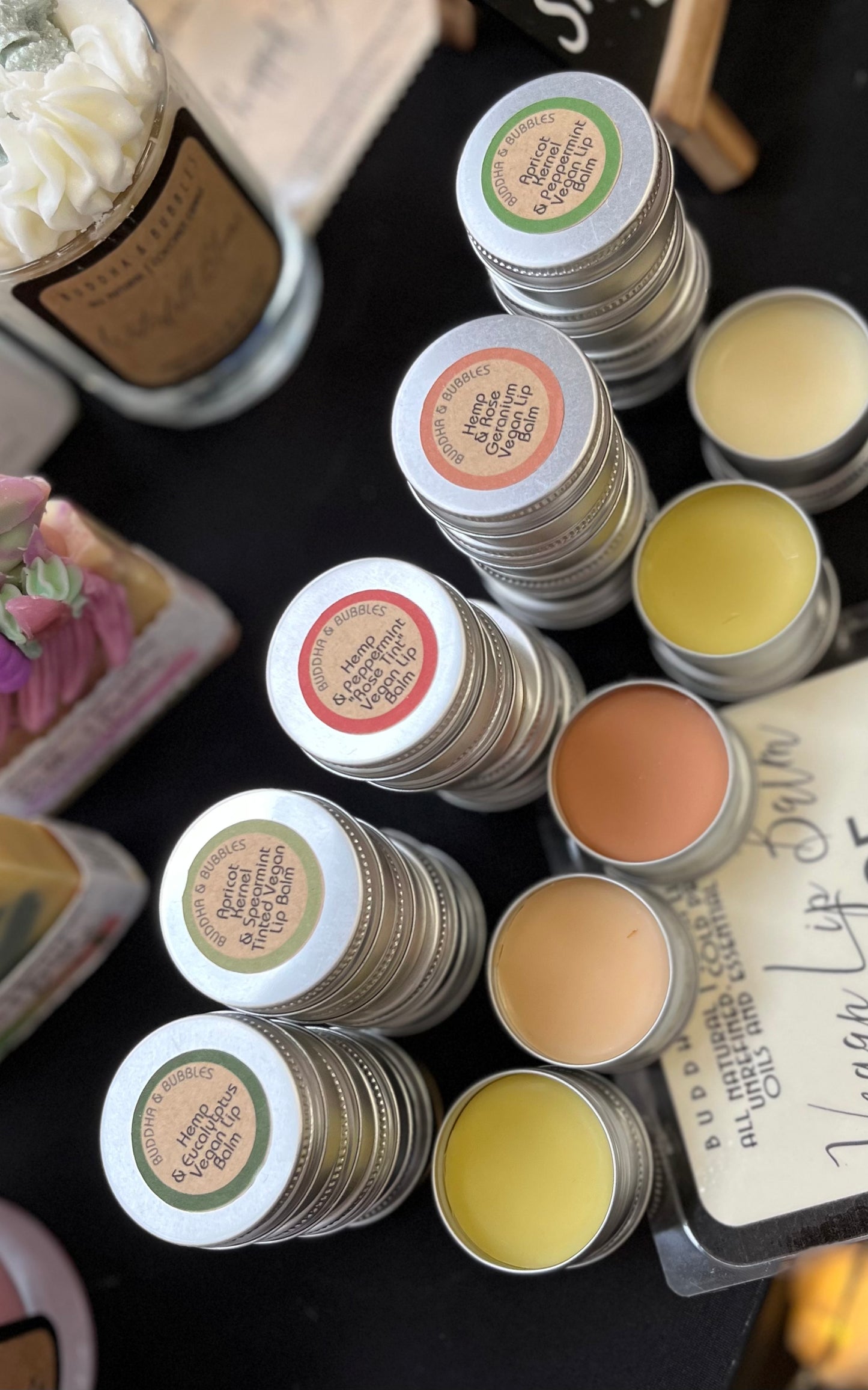 Vegan Lip Balm with Essential Oils