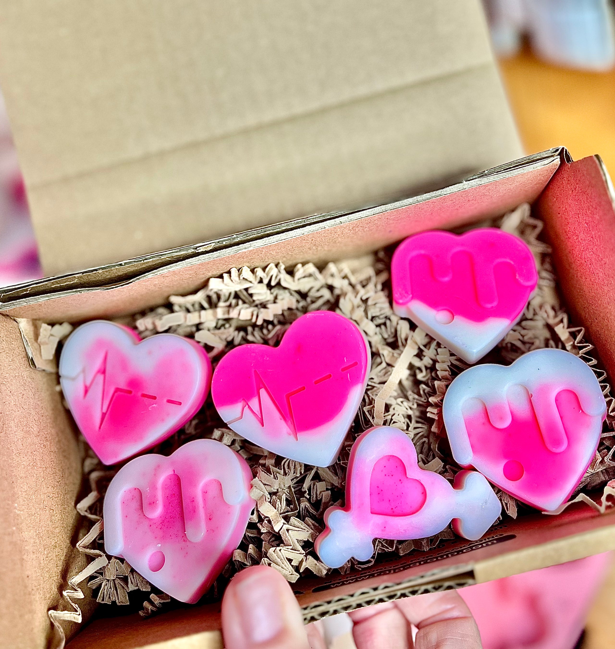 Build a Valentines Wax Melt Gift Box Buddha and Bubbles