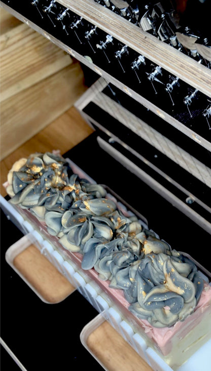 Handmade Rose Geranium and Black Pepper Essential Oil Soap