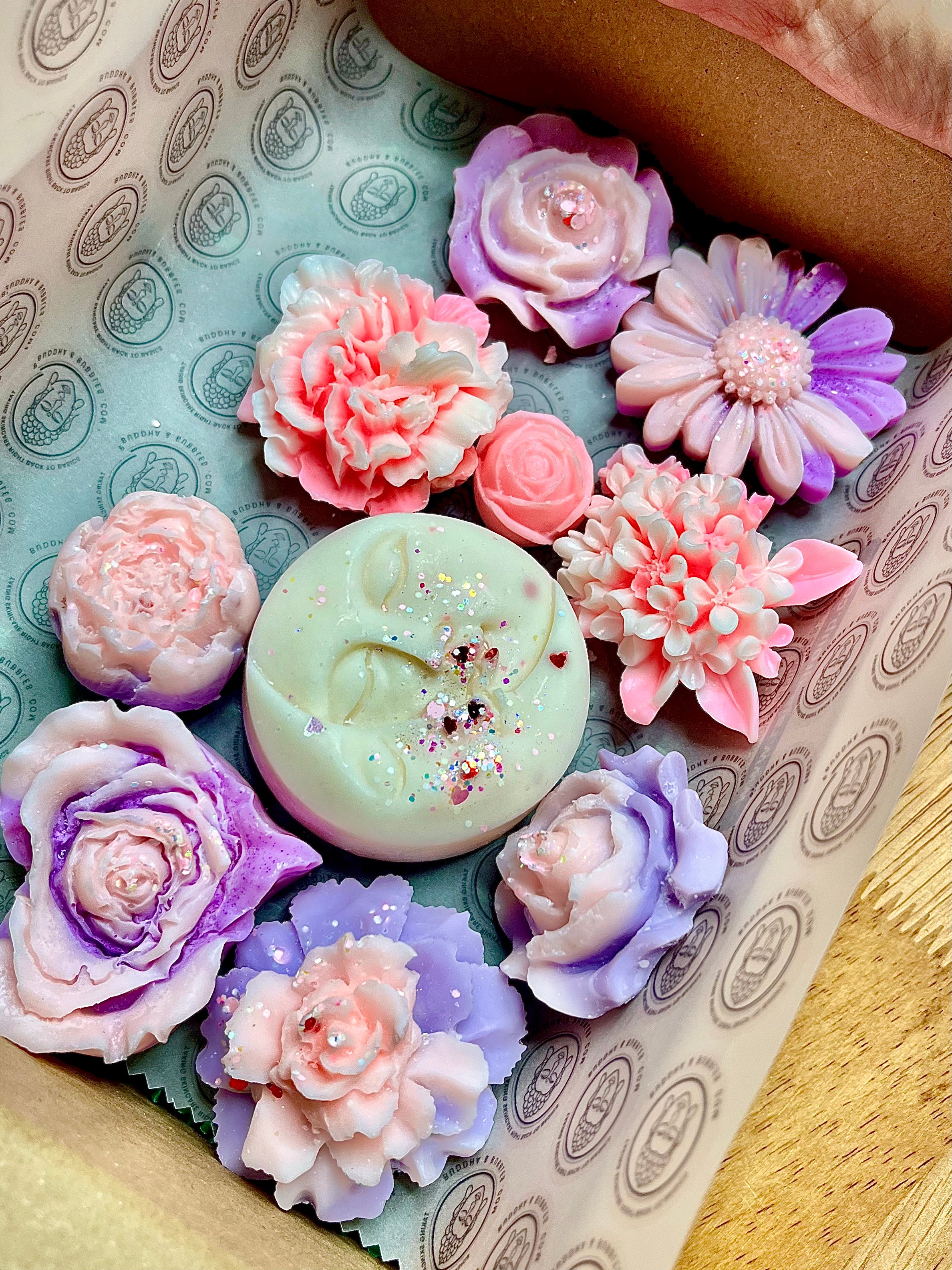 Mother's Day Gift Box with Luna Moon and Flower Wax Melts