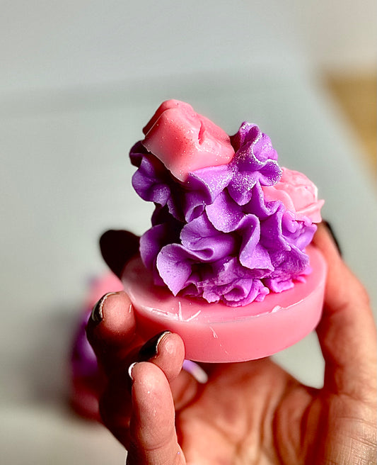 Handmade Luxury Valentine's Bespoke Soy Piped Cake Wax Melt