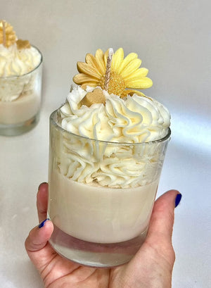 Open image in slideshow, Handmade Dessert Candle with Whipped Wax
